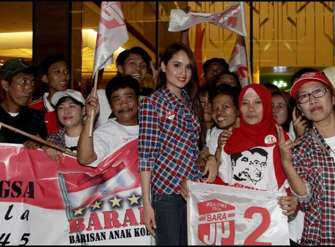 Ratusan Pelukis Deklarasi Dukung Jokowi Jk