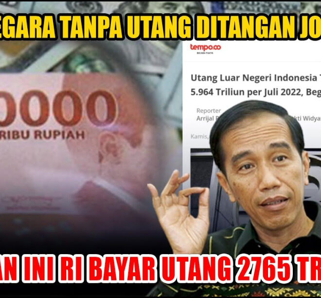 Jokowi Jk Ogah Utang Luar Negeri