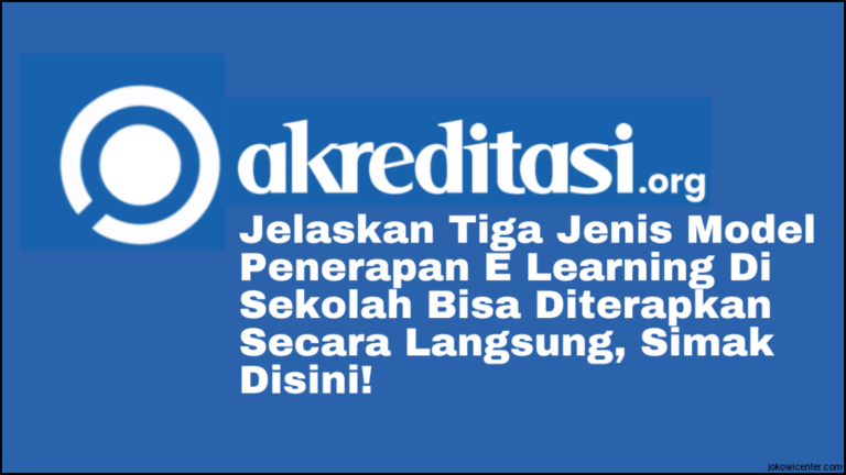 Pemprov Dki Akan Terapkan E Learning Di Sekolah Dan Puskesmas