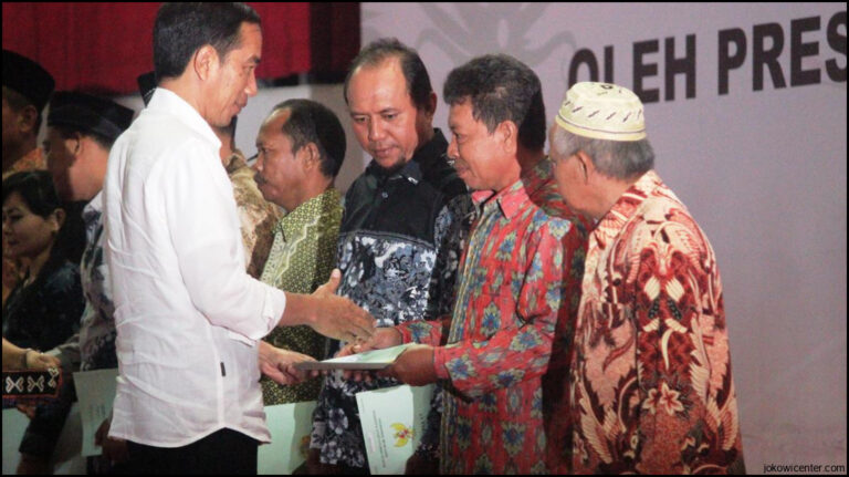 Jokowi Tanah Waduk Disertifikasi Saya Bisa Digantung