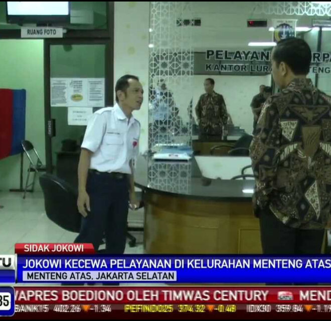 Dimarahi Jokowi Kelurahan Menteng Atas Berbenah