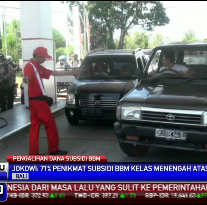 Jokowi Bbm Subsidi Hanya Untuk Motor Dan Kendaraan Umum