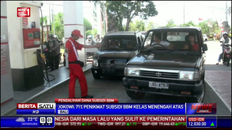 Jokowi Bbm Subsidi Hanya Untuk Motor Dan Kendaraan Umum
