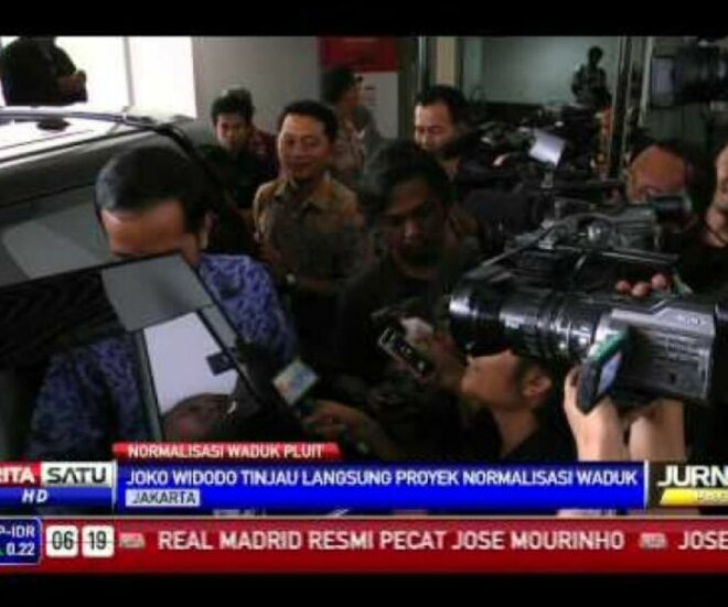 Jokowi Normalisasi Waduk Pluit Butuh Energi Lebih