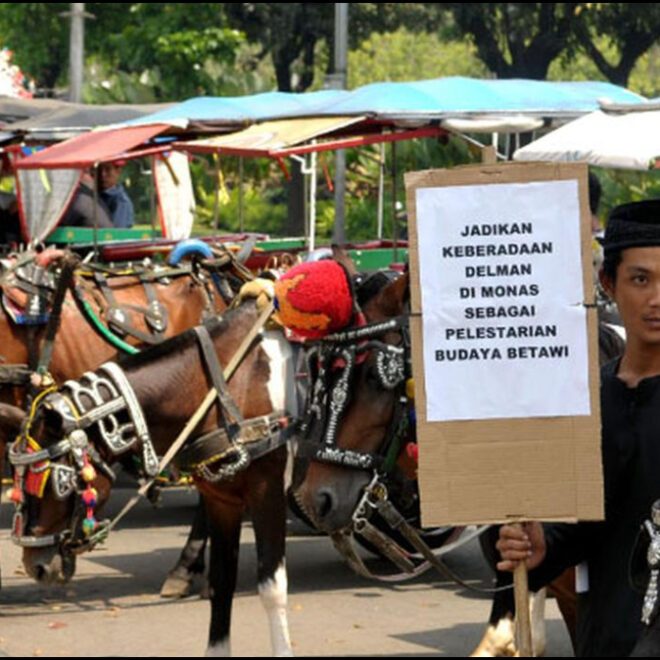 Begini Protes Kusir Delman Pada Jokowi