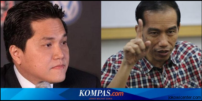 Kuasai Saham Klub Inter Milan Erick Thohir Dipuji Jokowi