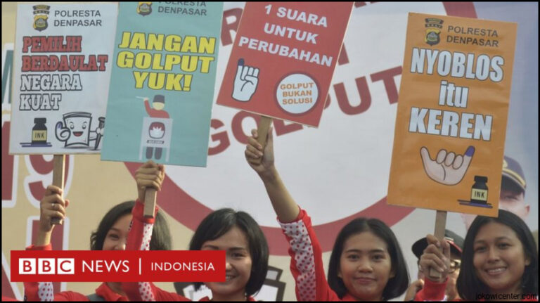 Survei Jokowi Tak Nyapres Golput Naik 9 Persen