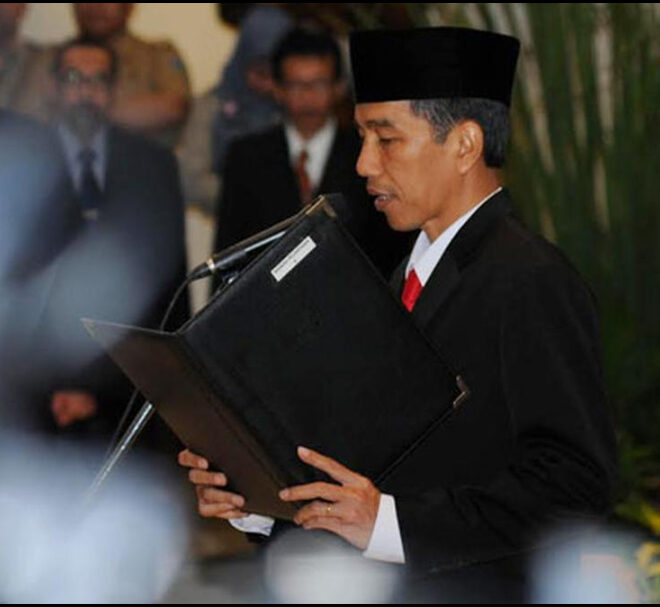 Jokowi Tidak Ada Tempat Basah Semuanya Kering