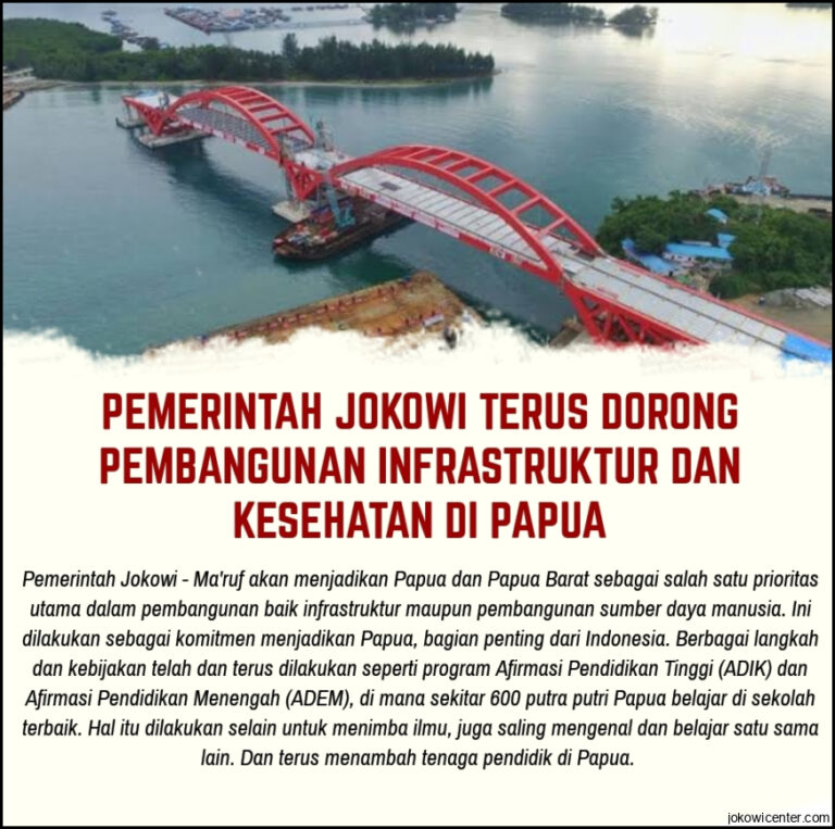 Bangun Papua Jokowi Akan Fokus Di Pendidikan Dan Kesehatan