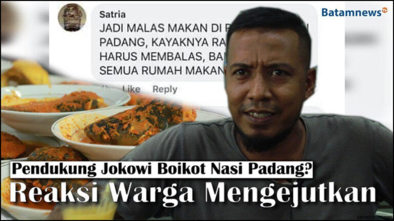 Nasi Kotak Kiriman Jokowi Ditolak Warga Waduk