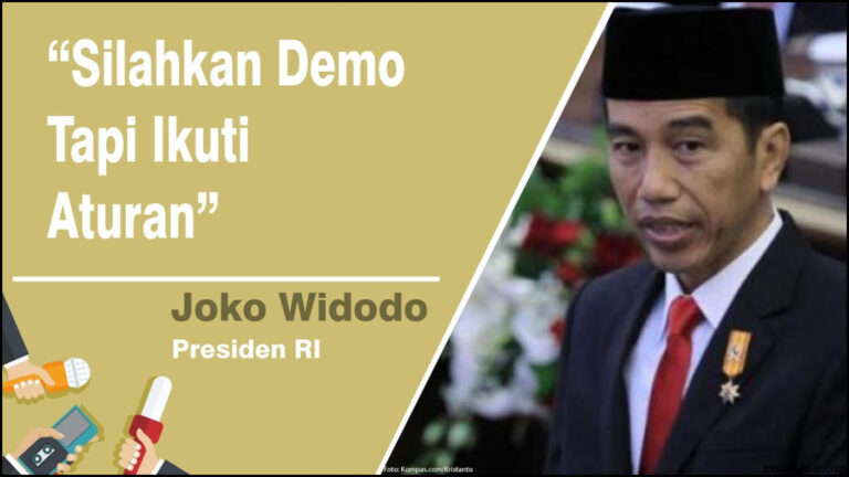 Jokowi Demo Boleh Asal Jangan Ganggu Pelayanan