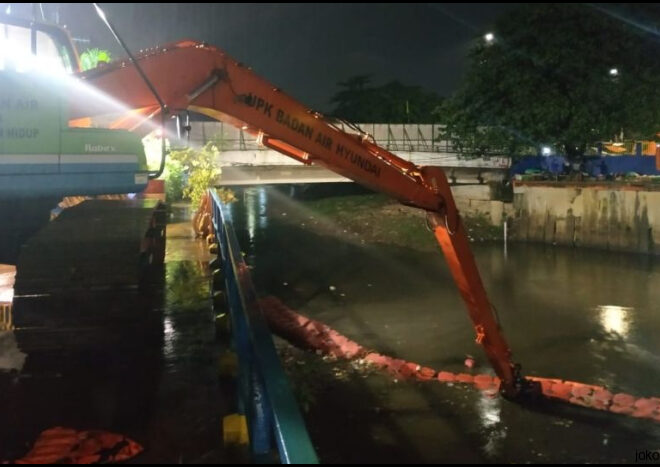 Antisipasi Banjir Dki Bangun Pintu Air Kali Angke
