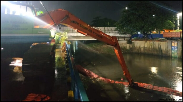 Antisipasi Banjir Dki Bangun Pintu Air Kali Angke