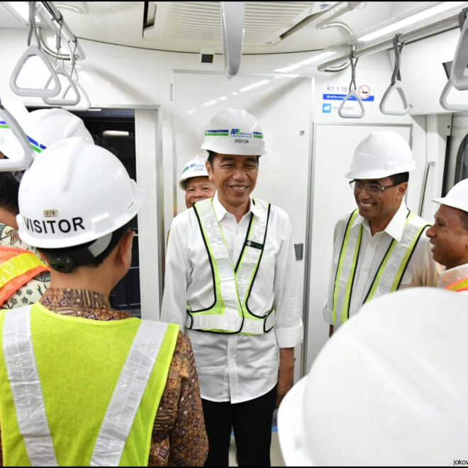 Isu Amdal Mrt Buruk Jokowi Itu Karena Ketakutan Mereka Saja