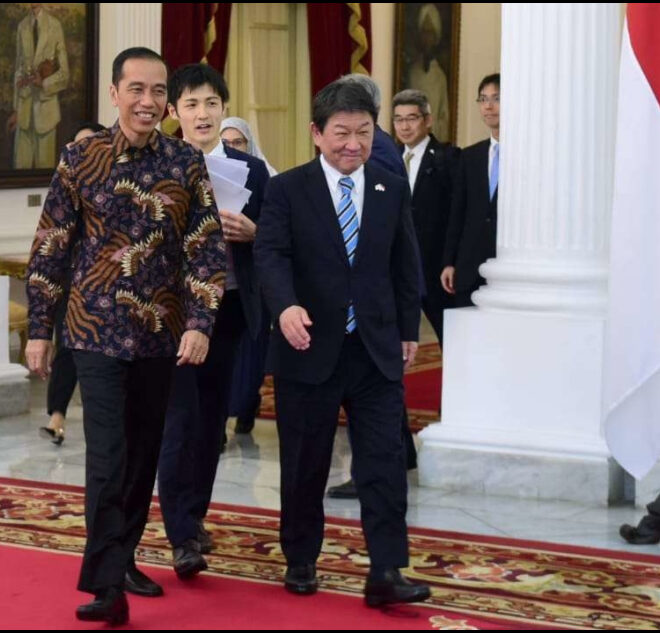 Sumbang Pompa Ke Jokowi Wamenlu Jepang Semoga Depan Kedubes Tak Banjir Lagi