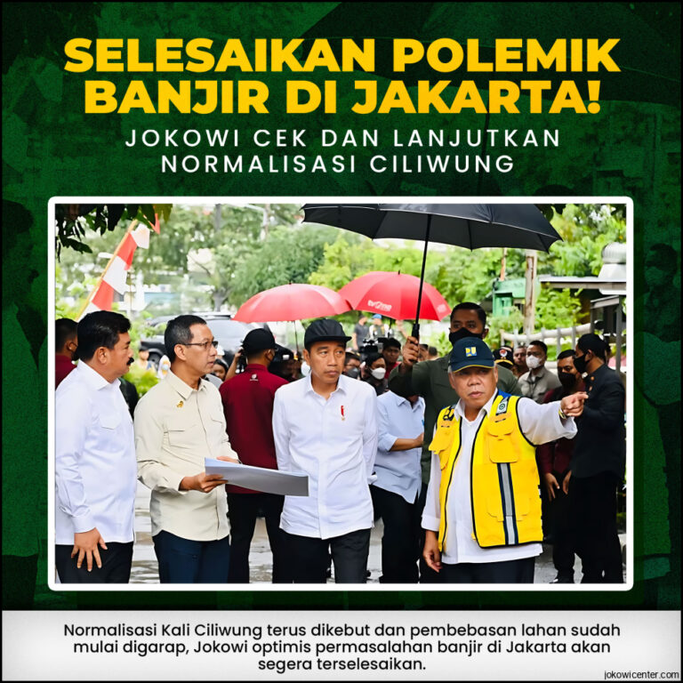 Keliling Jakarta Jokowi Melihat Pengerukan Ciliwung Di Istiqlal