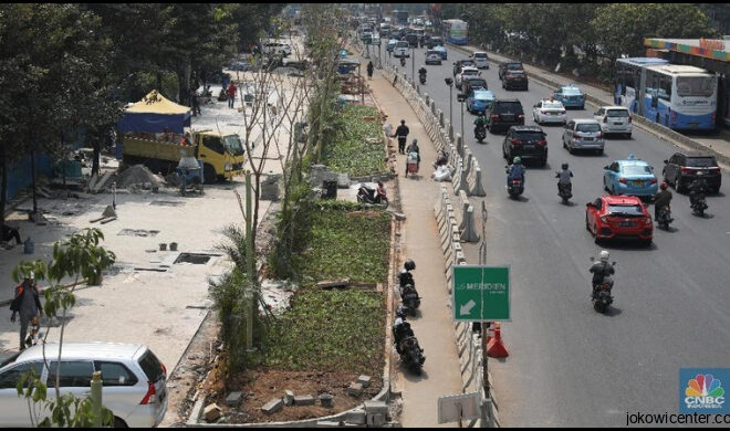Demi Mrt Jalur Hijau Jalan Sudirman Dikupas