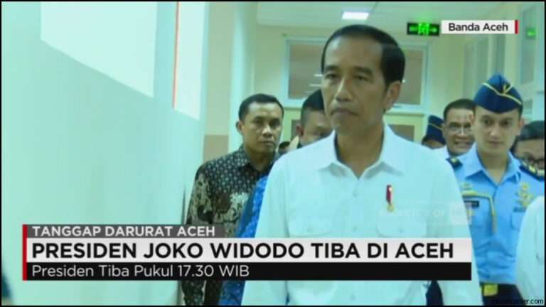 Jokowi Akan Kirim Bantuan Untuk Korban Gempa Aceh