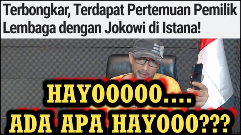 Jokowi Hayo Minta Apa Lagi